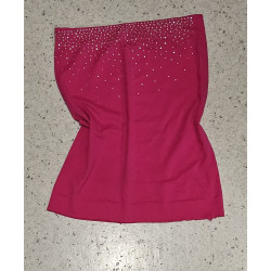 Pinkes Glitzeroberteil