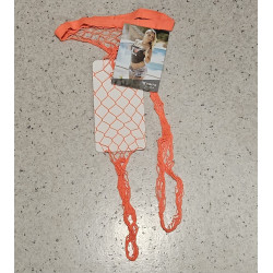 Orangene Netzstrumpfhose