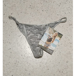 Heißer silberner String mit...