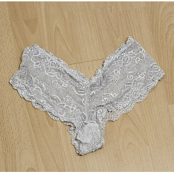 Panty durchsichtig weiß