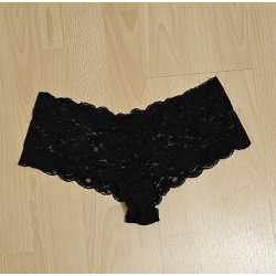 schwarze Panty aus Spitze