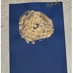 Mein Brustabdruck - Gold...