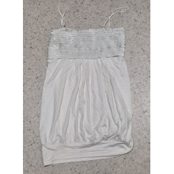 Weißes Swingerkleidchen mit...